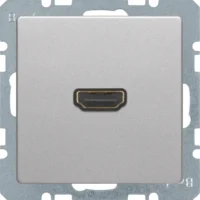 Berker HDMI-Steckdose alu/lackiert 3315426084