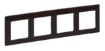 Legrand 754174 Rahmen 4-fach Valena Life dark Wood Thermoplast
