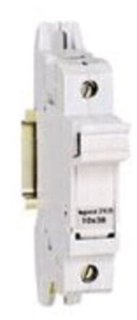 Legrand 021401 Sicherungstrenner SP38 1-polig für Zylindersich. 10x38mm für Tragschienen