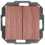 Kopp 618530085 Serienschalter 10AX 250V Milano eiche
