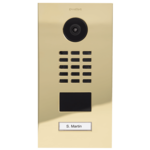 DoorBird D2101V IP Video Türsprechanlage – Messing-Optik (PVD)