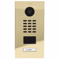 DoorBird D2101V IP Video Türsprechanlage – Messing-Optik (PVD)