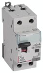 Legrand 411108 DX3 Fi/LS-Schalter C 32A 1P+N 6kA 30mA Typ F 230VAC 2TE