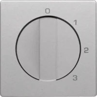 Berker Zentralstück mit Drehknopf 3S Q.1/Q.3 aluminium 1096608400