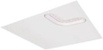 SG LEUCHTEN LED-Deckeneinbauleuchte 9W MOLIOR 8246093103 4000K 920lm weiß Konverter