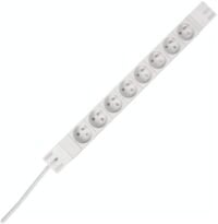 Kopp 931804014 Schuko-Steckdose 8-fach PROFIversal 19Z 16A 45° CEE7/V