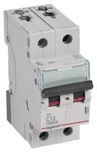 Legrand 403527 TX3 LS-Schalter C 13A 2-polig 6kA 400VAC 2TE