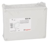 Legrand 092064 Plexo Abzweigdose 220x170x86mm IP55 mit Vorprägung RAL7035