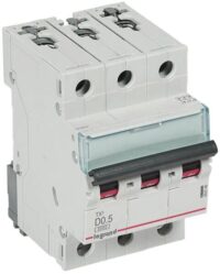 Legrand 403746 TX3 LS-Schalter D 0,5A 3-polig 6kA 400VAC 3TE