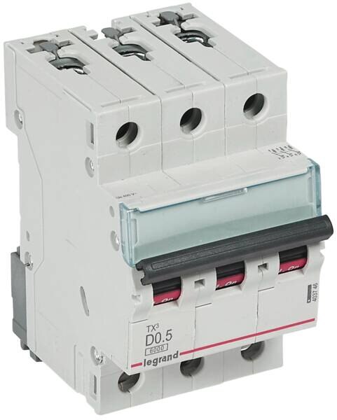 Legrand Legrand 403746 TX3 LS-Schalter D 0,5A 3-polig 6kA 400VAC 3TE