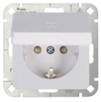 Kopp 914913005 HK02 Schutzkontakt Steckdose mit erhöhtem Berührungss u