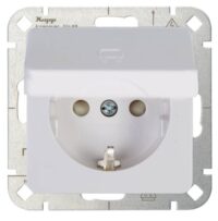Kopp 914913005 HK02 Schutzkontakt Steckdose mit erhöhtem Berührungss u