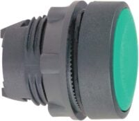 Schneider ZB5AA3 Frontelement rund flach grün neutral für Druckt. D22mm ohne Rastung