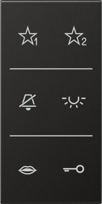 Jung Design-Cover Audio Symbole SI A6 AL DC AN