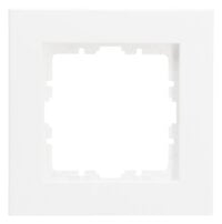 Kopp 406832005 HK07 PURE-Abdeckrahmen 1-fach Farbe:arktisweiß matt