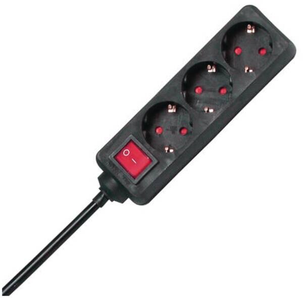 Kopp Kopp 129715009 TSD 3-fach Sch KiSi.1,5qmm schwarz