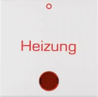 Berker Wippe mit Linse Heizung pws/matt 16218909
