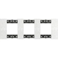 BTicino KA4802M3MW LivingNow Abdeck- rahmen 3x2-modulig in Farbausführung Pixel