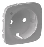 Legrand 754857 Abdeckung Schuko Steckdose LED Valena Allure Aluminium