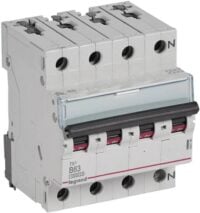 Legrand 404146 TX3 LS-Schalter B 63A 3-polig+N 10kA 400VAC 4TE