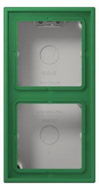 Jung LC 582 A 219 AP-Kappe 2-fach Duroplast lackiert Serie LS vertikal foncé (32050)