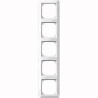 Merten Rahmen 5 fach pws/gl waage/senkrecht 389519