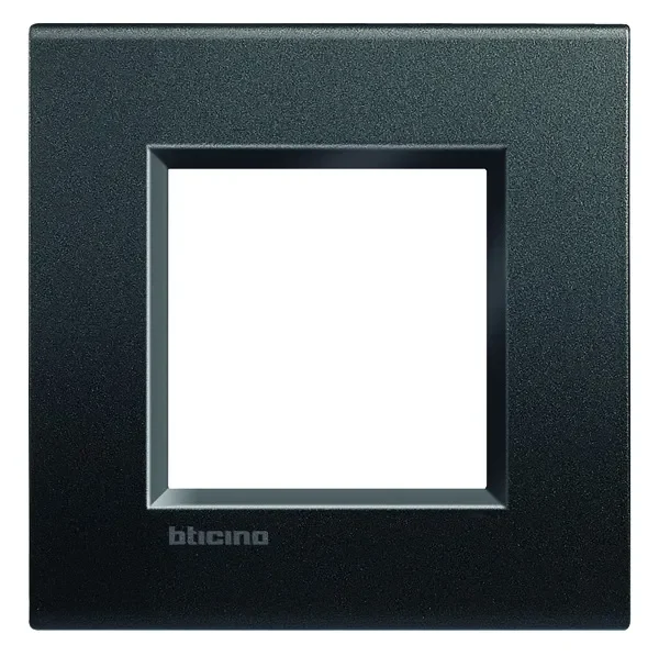 Legrand BTicino LNA4802AR LivingLight Abdeckrahmen 1-fach 2M Anthrazit