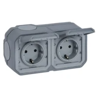 Legrand 069742L Plexo New FRAP 2-fach vorverdrahtete SSDO horizontal SL EB