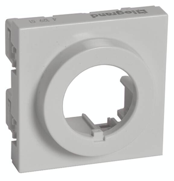 Legrand Legrand 412951 Blindplatte mit Bohrung D:22,5mm für OSMOZ Schalt- und Signalgeräte