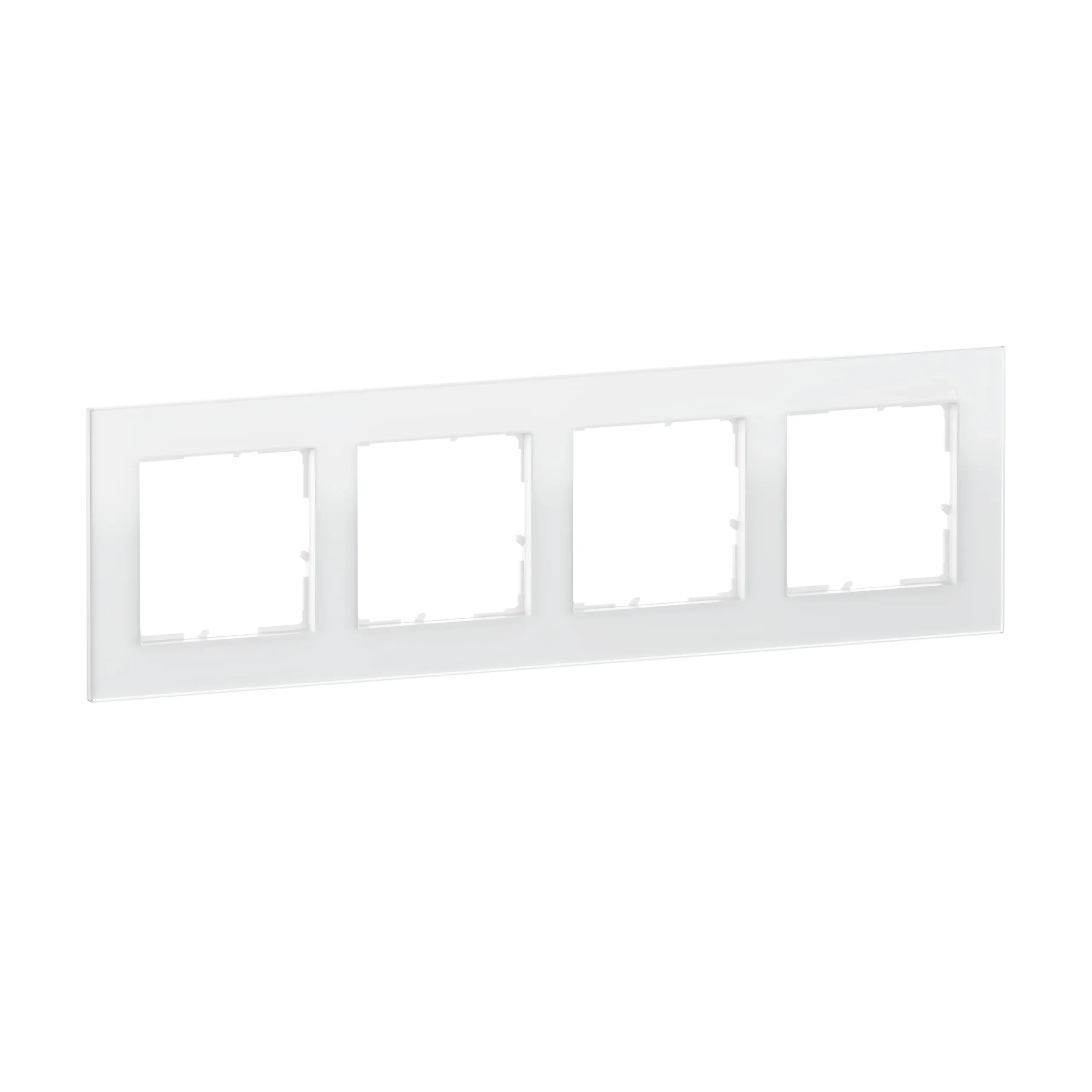 Legrand 766104 SEANO Natura 4-fach Rahmen aus Echtmaterial Farbausführung White