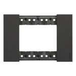 BTicino KA4803KG LivingNow Abdeckrahmen 3-modulig in der Farbausführung Black