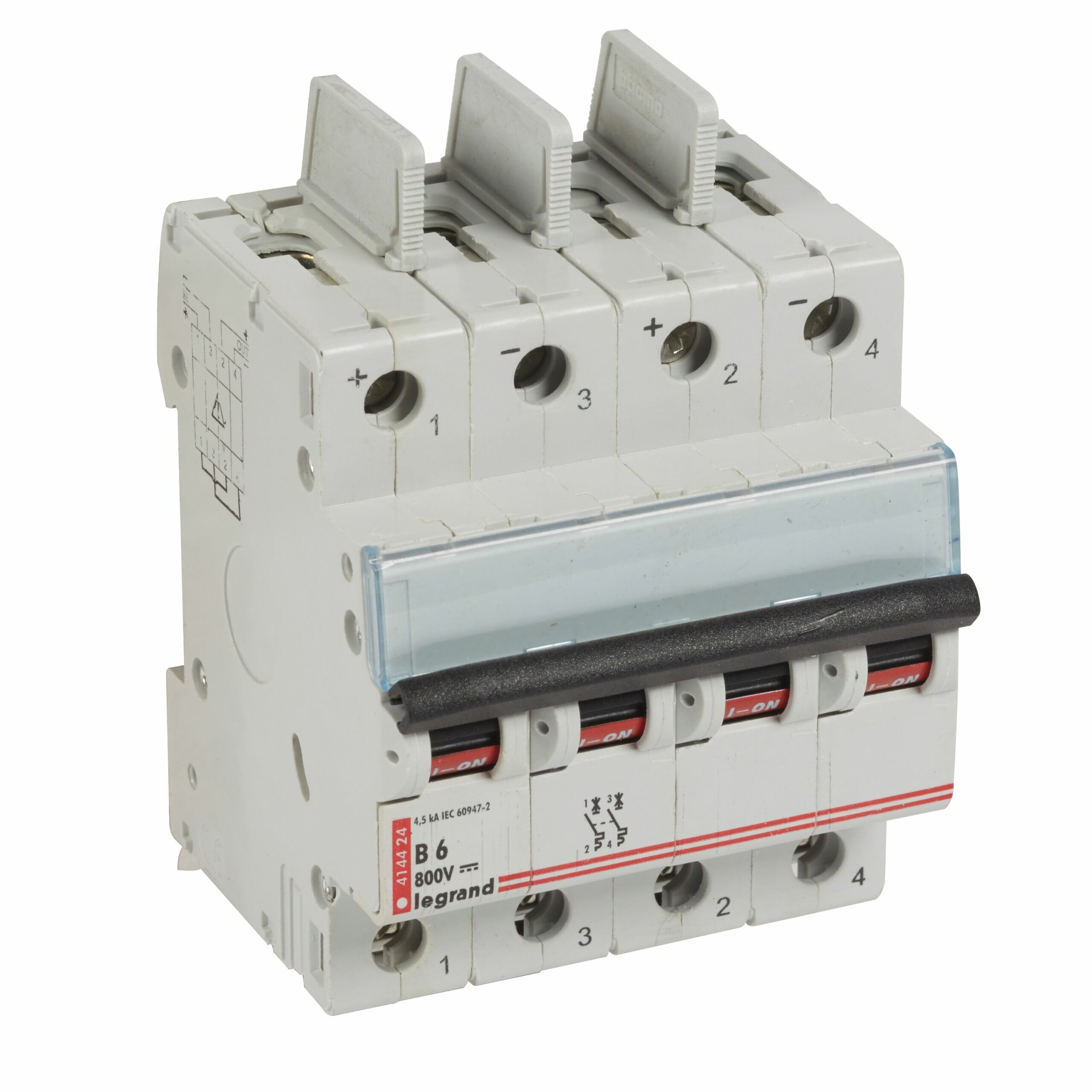 Legrand Legrand 414424 DX3 Leitungsschutzschalter 800VDC 6A 2-polig 4