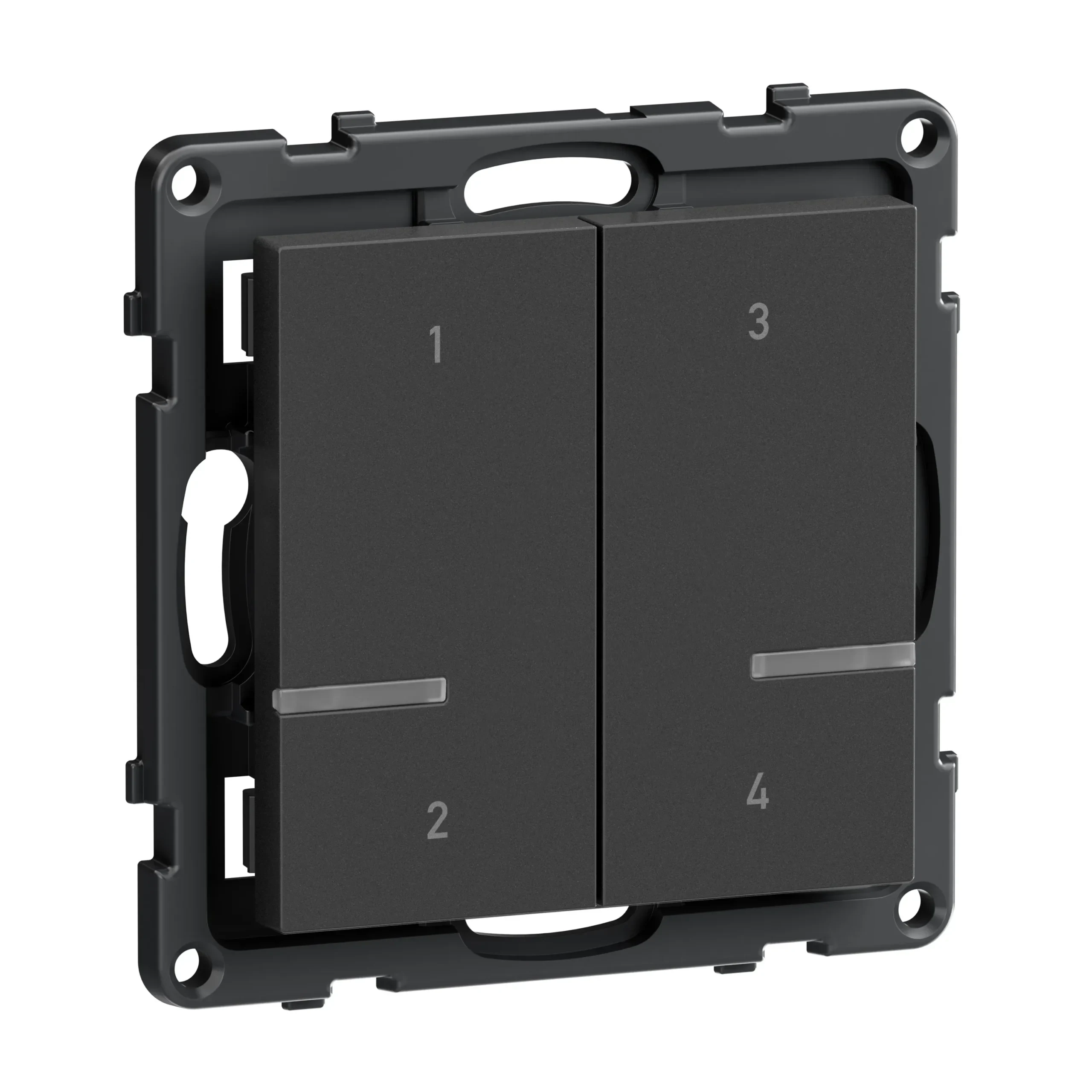 Legrand Legrand 765935 Seano with Netatmo Szenentaster 4-fach Anthrazit