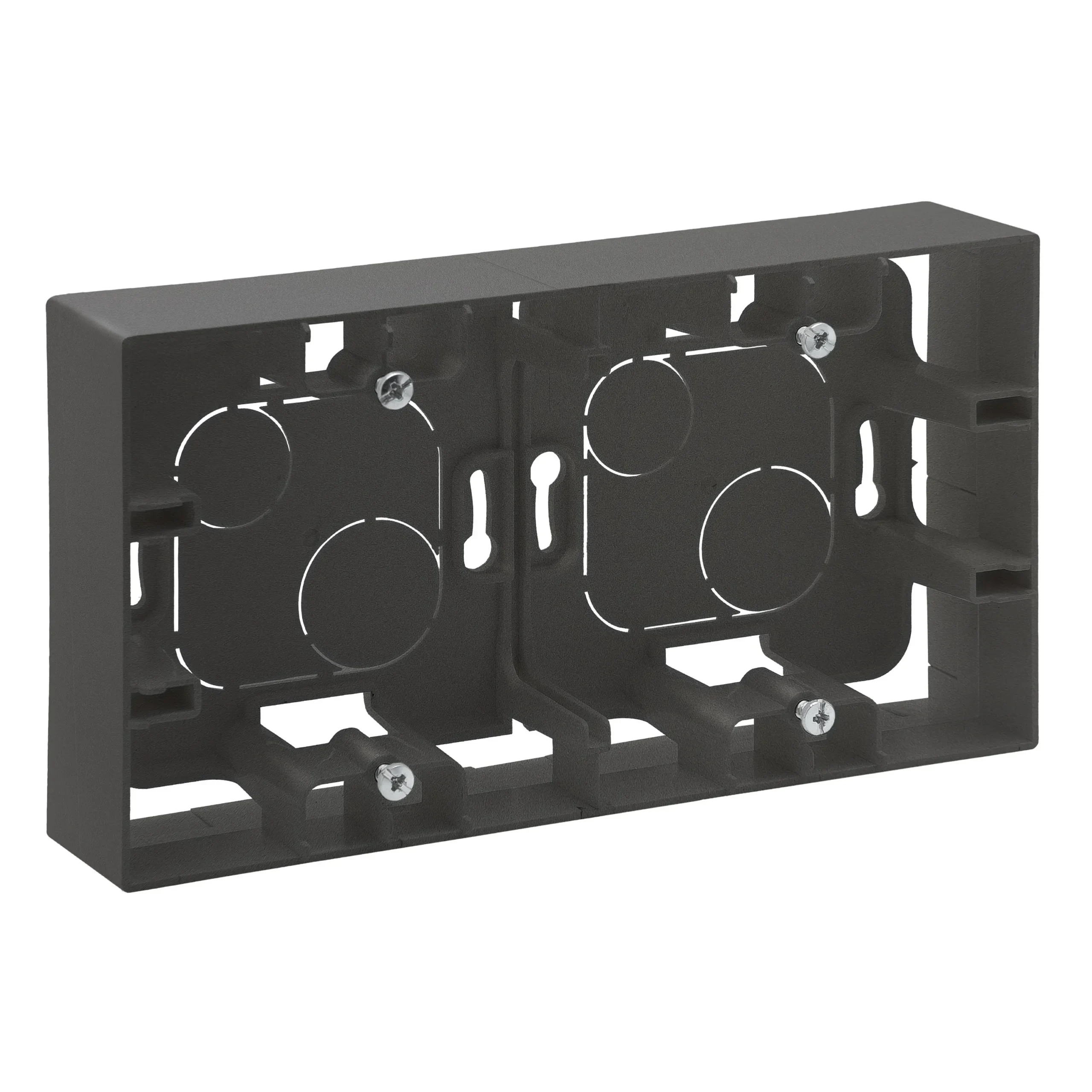 Legrand Legrand 863498 Aufputzgehäuse 2-fach Niloe Step schwarz