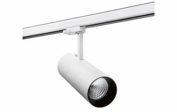 SG LEUCHTEN LED-Schienenstrahler 26W dimmbar TUBE 312475 Konverter 1LED weiß 3000K weiß matt