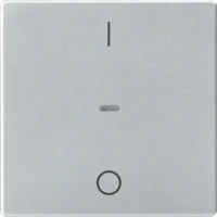 Berker Abdeckung Tastsensor-Modul 1-fach aluminium 80962221