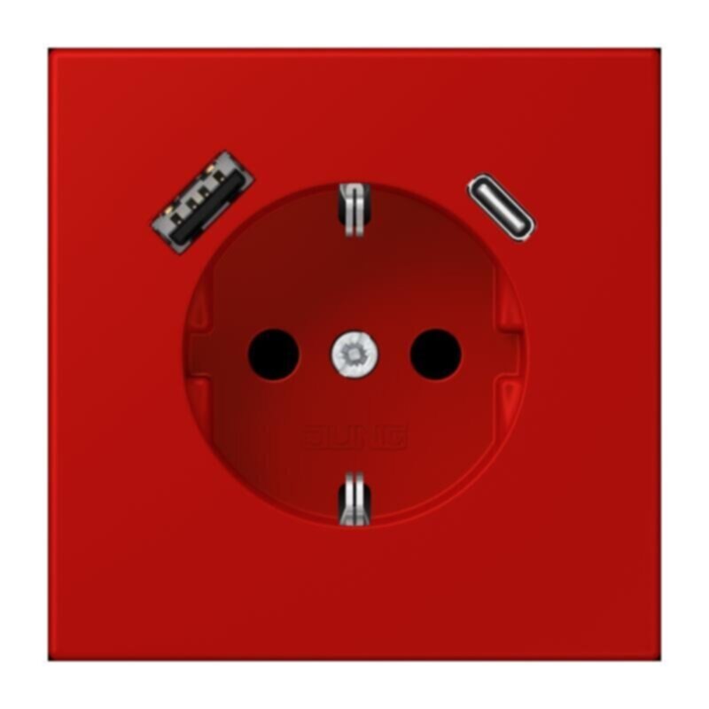 Jung Jung LC1520-15CA227 SCHUKO-Steckdose mit USB Typ AC LC32090