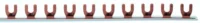 Legrand 004911 Gabelkammschiene 1-polig 12TE 10qmm