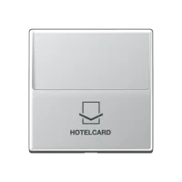 Jung Hotelcard-Schalter alu ohne Taster-Einsatz A 590 CARD AL