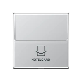 Jung Jung Hotelcard-Schalter alu ohne Taster-Einsatz A 590 CARD AL