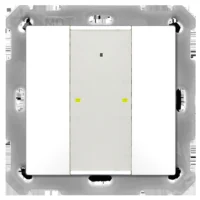 MDT technologies Taster Plus TS 55 2-fach Reinweiß glänzend BE-TA55T2.G2