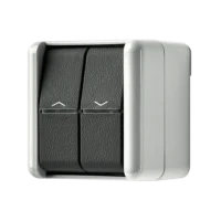 Jung Jalousie-Wippschalter 10AX 250V Taster1-polig 839 VW