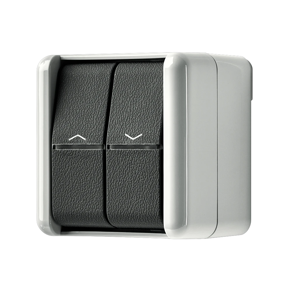 Jung Jung Jalousie-Wippschalter 10AX 250V Taster1-polig 839 VW