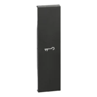 BTicino KG01F LivingNow 1M Tasten- abdeckung mit Symbol Schlüssel Black
