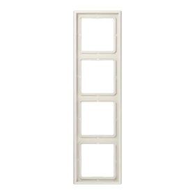 Jung Jung Rahmen 4-fach weiß waage/senkrecht LS 984 W