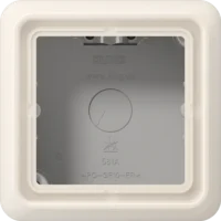 Jung AP-Kappe 1-fach weiß angeformter Rahmen CD 581 A W