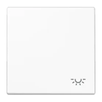 Jung Wippe Symbol LICHT alpinweiß für Taster LS 990 L WW