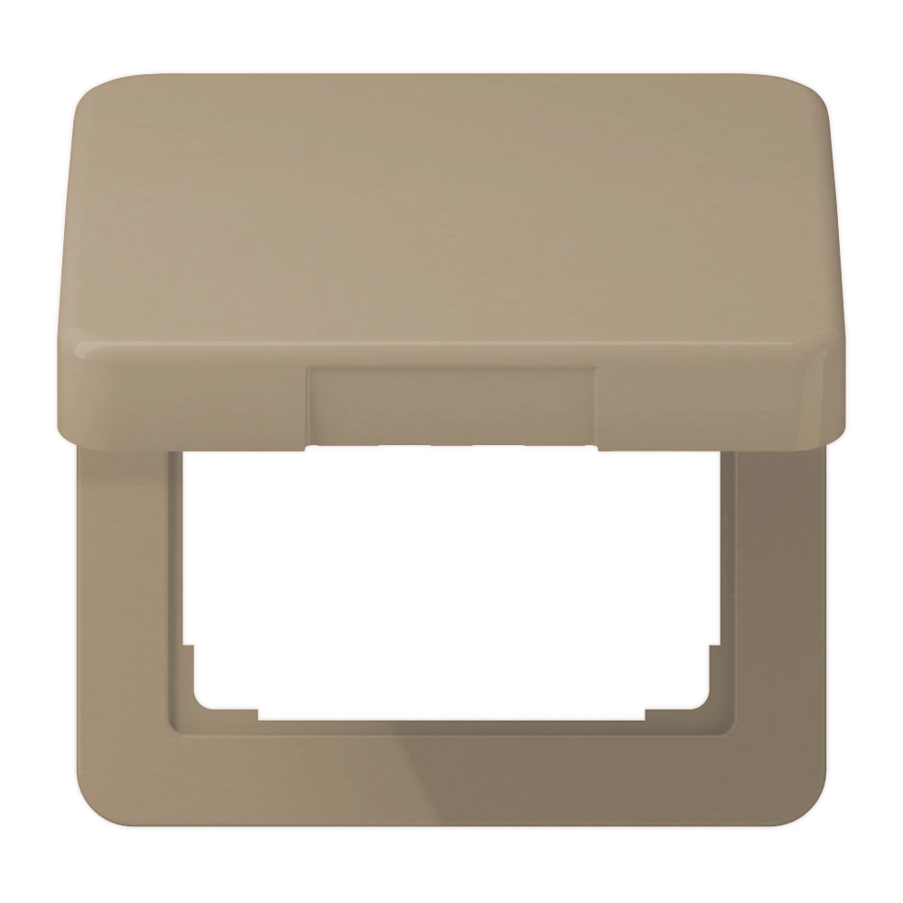 Jung Jung Klappdeckel gold brz mit Abdeckung 50x50mm CD 590 KL GB