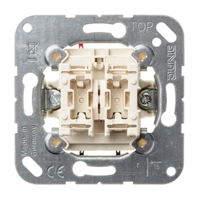 Jung Jung Doppel-Taster 10AX 250V 2 Schließer 535 U