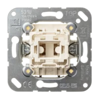Jung Taster 10AX 250V 1-polig Schließer 531 U